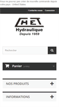 Mobile Screenshot of chet-hydraulique.fr